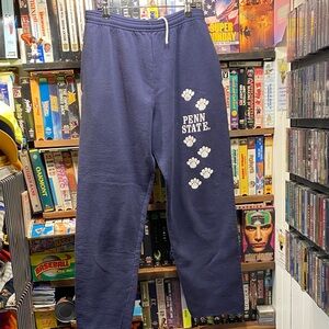 M VINTAGE PENN STATE SWEAT PANTS BY JERZEES ALTERED